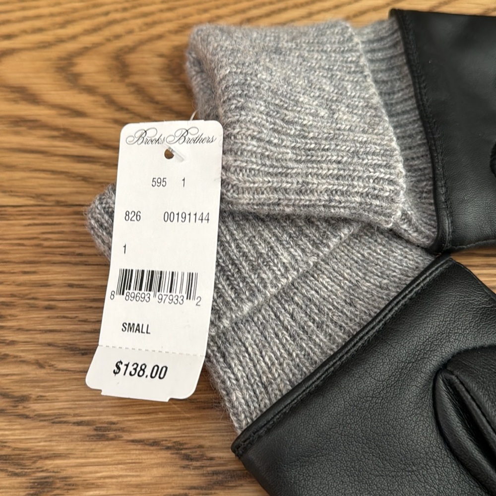 Brooks Brothers Women’s Leather Gloves - Picture 5 of 6